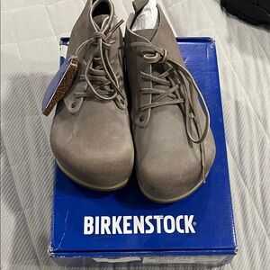 Birkenstock Gray Lace Up Boots